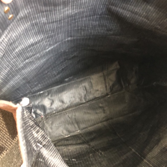 NWT Made in Bangladesh 1971 Small Brown Waxed Cotton Lined Tote - Picture 5 of 10